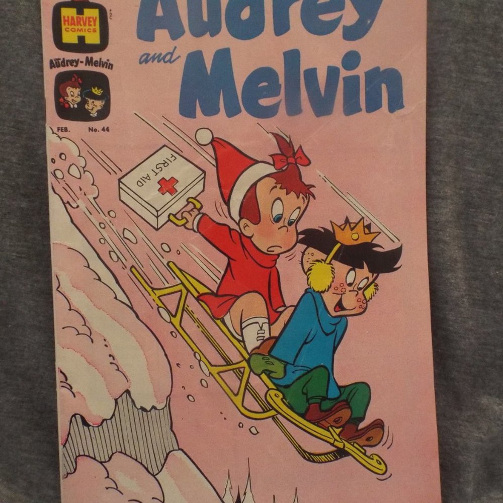 Vintage 1970 Little Audrey and Melvin #44 Harvey Comic Book Bronze Age
